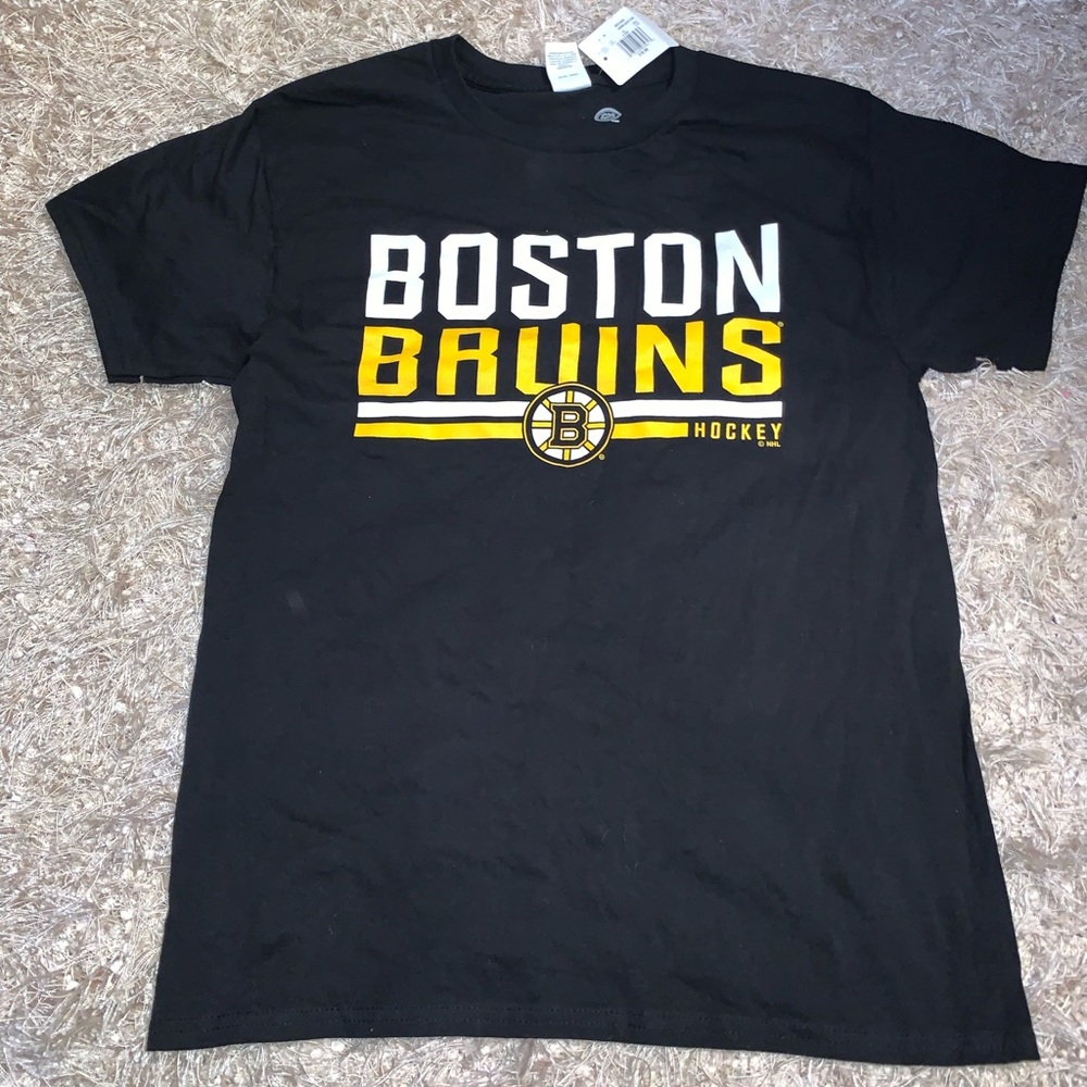 3 for $30 ⚡️ NHL Boston Bruins Black and Yellow Short Sleeve Tee size Medium NWT